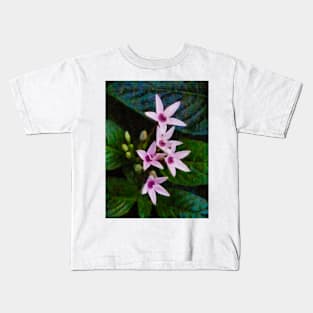 The Pink Star Flower Kids T-Shirt